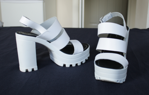 White heels