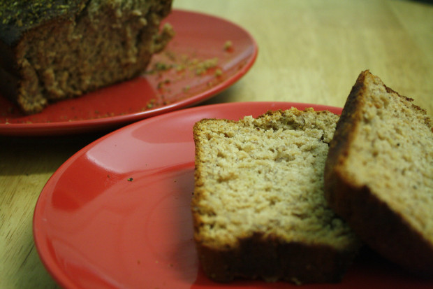 Oil free banana bread