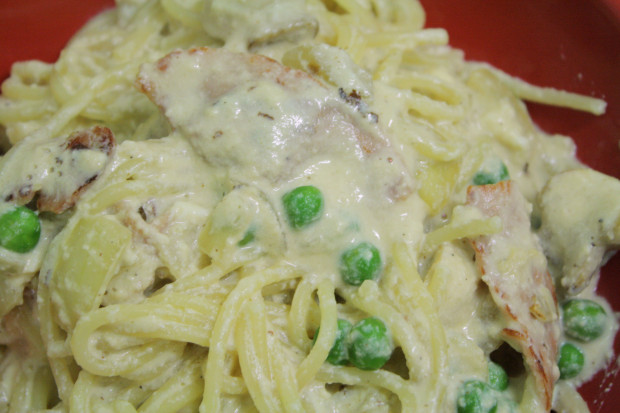 Low fat carbonara 