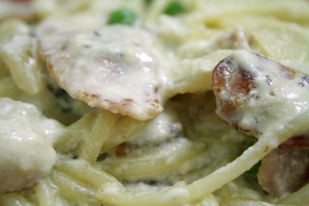 Low fat carbonara