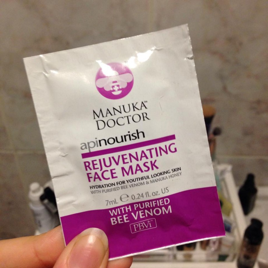 Manuka Doctor face mask dry skin