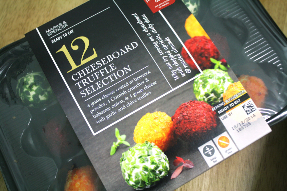 Marks and Spencers vegetarian party food