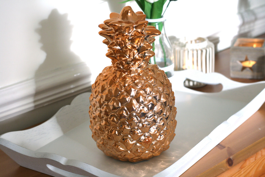 rose gold home accessories
