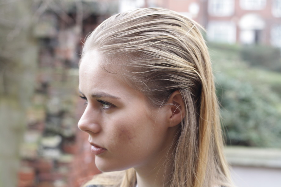 wet look hair