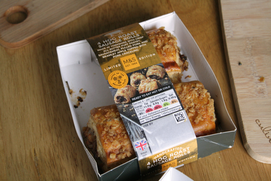 Wimbledon 4M&S Hog Roast Sausage Rolls