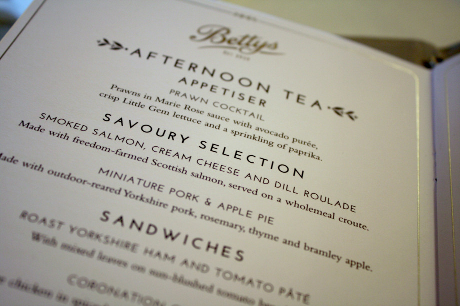 Bettys Afternoon Tea review